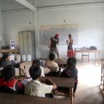Volunteers in classroom